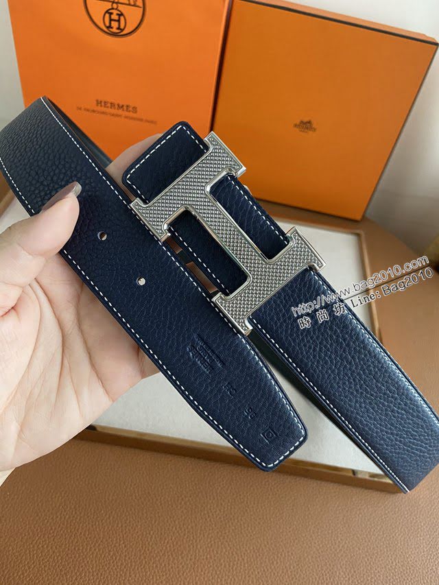 HERMES經典皮帶 愛馬仕Togo牛皮腰帶  jjp2001